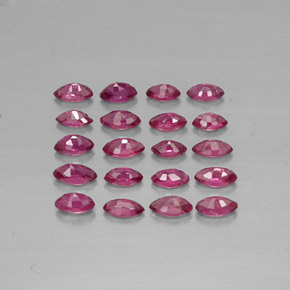 Achetez naturel ct rouge rubis gems, marquise, en provenance thaïlande chez gemselect. en stock, livraison internationale!