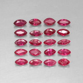 Achetez naturel ct rouge rubis gems, marquise, en provenance thaïlande chez gemselect. en stock, livraison internationale!