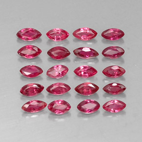 Achetez naturel ct rouge rubis gems, marquise, en provenance thaïlande chez gemselect. en stock, livraison internationale!