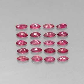 Achetez naturel ct rouge rubis gems, marquise, en provenance thaïlande chez gemselect. en stock, livraison internationale!