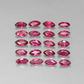 Achetez naturel ct rouge rubis gems, marquise, en provenance thaïlande chez gemselect. en stock, livraison internationale!