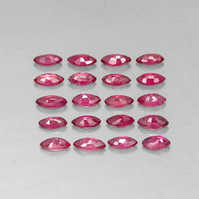 Achetez naturel ct rouge rubis gems, marquise, en provenance thaïlande chez gemselect. en stock, livraison internationale!