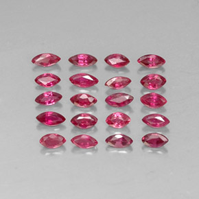 Achetez naturel ct rouge rubis gems, marquise, en provenance thaïlande chez gemselect. en stock, livraison internationale!