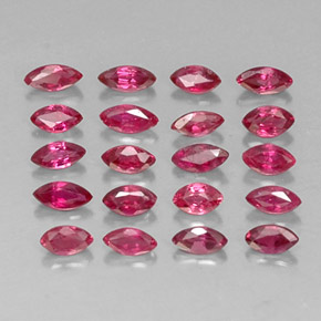 Achetez naturel ct rouge rubis gems, marquise, en provenance thaïlande chez gemselect. en stock, livraison internationale!