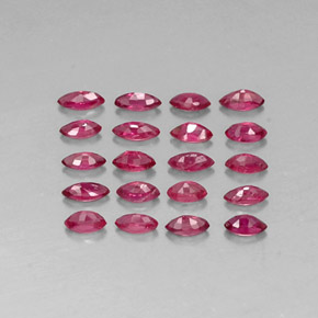 Achetez naturel ct rouge rubis gems, marquise, en provenance thaïlande chez gemselect. en stock, livraison internationale!
