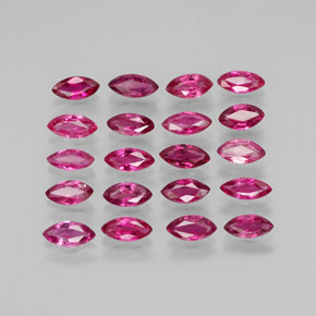 Achetez naturel ct rouge rubis gems, marquise, en provenance thaïlande chez gemselect. en stock, livraison internationale!