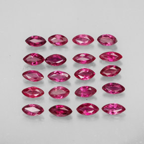 Achetez naturel ct rouge rubis gems, marquise, en provenance thaïlande chez gemselect. en stock, livraison internationale!