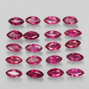 Achetez naturel ct rouge rubis gems, marquise, en provenance thaïlande chez gemselect. en stock, livraison internationale!