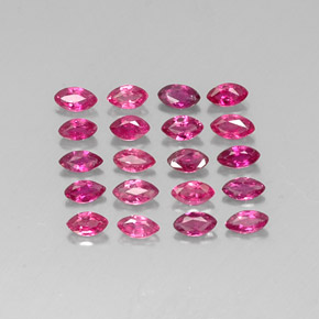 Achetez naturel ct rouge rubis gems, marquise, en provenance thaïlande chez gemselect. en stock, livraison internationale!