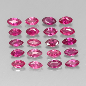 Achetez naturel ct rouge rubis gems, marquise, en provenance thaïlande chez gemselect. en stock, livraison internationale!