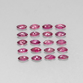 Achetez naturel ct rouge rubis gems, marquise, en provenance thaïlande chez gemselect. en stock, livraison internationale!