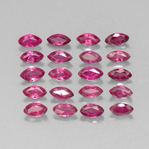 Achetez naturel ct rouge rubis gems, marquise, en provenance thaïlande chez gemselect. en stock, livraison internationale!