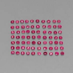 Achetez naturel ct rouge rubis gems, coupe roude, en provenance myanmar (birmanie) chez gemselect. en stock, livraison internationale!