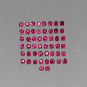 Achetez naturel ct rouge rubis gems, coupe roude, en provenance myanmar (birmanie) chez gemselect. en stock, livraison internationale!
