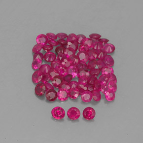 Achetez naturel ct rouge rubis gems, coupe roude, en provenance myanmar (birmanie) chez gemselect. en stock, livraison internationale!