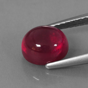Rubis rouge naturelle transparent, 2,65 ct, transparent / translucide