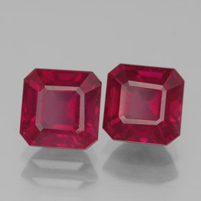 Achetez naturel ct rouge rubis gems, taille émeraude, en provenance madagascar chez gemselect. en stock, livraison internationale!