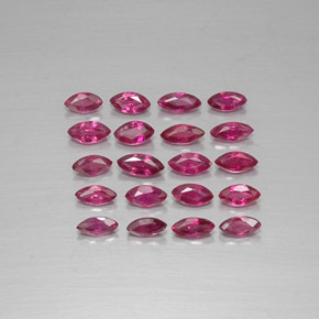 Achetez naturel ct rouge rubis gems, marquise, en provenance thaïlande chez gemselect. en stock, livraison internationale!