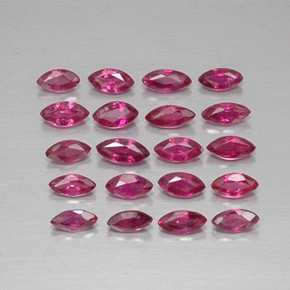 Achetez naturel ct rouge rubis gems, marquise, en provenance thaïlande chez gemselect. en stock, livraison internationale!