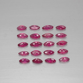 Achetez naturel ct rouge rubis gems, marquise, en provenance thaïlande chez gemselect. en stock, livraison internationale!