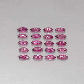 Achetez naturel ct rouge rubis gems, marquise, en provenance thaïlande chez gemselect. en stock, livraison internationale!