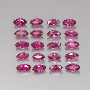 Achetez naturel ct rouge rubis gems, marquise, en provenance thaïlande chez gemselect. en stock, livraison internationale!