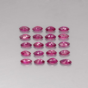 Achetez naturel ct rouge rubis gems, marquise, en provenance thaïlande chez gemselect. en stock, livraison internationale!