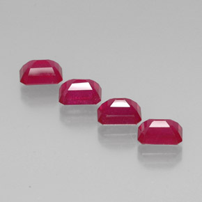 Achetez naturel ct rouge rubis gems, taille émeraude, en provenance madagascar chez gemselect. en stock, livraison internationale!
