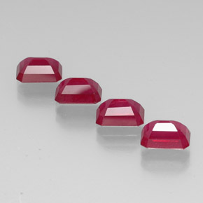 Achetez naturel ct rouge rubis gems, taille émeraude, en provenance madagascar chez gemselect. en stock, livraison internationale!