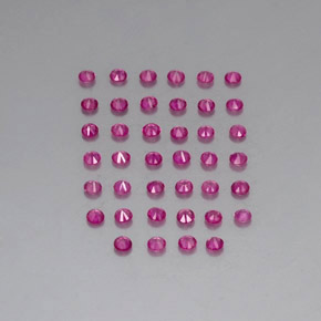 Achetez naturel ct rose rubis gems, coupe roude, en provenance myanmar (birmanie) chez gemselect. en stock, livraison internationale!