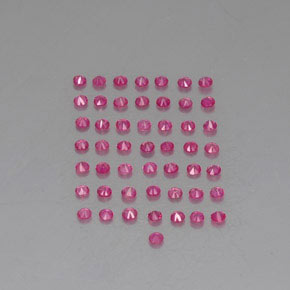 Achetez naturel ct rose rubis gems, coupe roude, en provenance myanmar (birmanie) chez gemselect. en stock, livraison internationale!