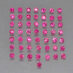 Achetez naturel ct rose rubis gems, coupe roude, en provenance myanmar (birmanie) chez gemselect. en stock, livraison internationale!