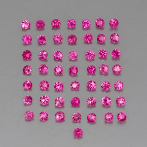 Achetez naturel ct rose rubis gems, coupe roude, en provenance myanmar (birmanie) chez gemselect. en stock, livraison internationale!