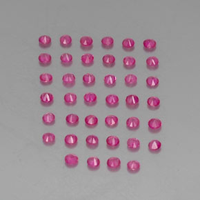 Achetez naturel ct rouge rubis gems, coupe roude, en provenance myanmar (birmanie) chez gemselect. en stock, livraison internationale!