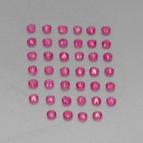 Achetez naturel ct rouge rubis gems, coupe roude, en provenance myanmar (birmanie) chez gemselect. en stock, livraison internationale!