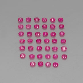 Achetez naturel ct rouge rubis gems, coupe roude, en provenance myanmar (birmanie) chez gemselect. en stock, livraison internationale!
