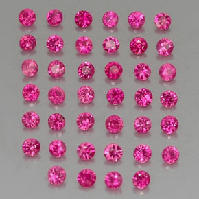 Achetez naturel ct rose rubis gems, coupe roude, en provenance myanmar (birmanie) chez gemselect. en stock, livraison internationale!