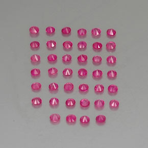 Achetez naturel ct rose rubis gems, coupe roude, en provenance myanmar (birmanie) chez gemselect. en stock, livraison internationale!