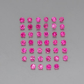 Achetez naturel ct rose rouge rubis gems, coupe roude, en provenance myanmar (birmanie) chez gemselect. en stock, livraison internationale!