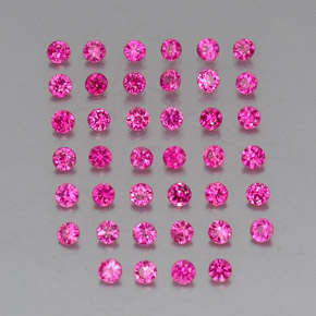 Achetez naturel ct rose rouge rubis gems, coupe roude, en provenance myanmar (birmanie) chez gemselect. en stock, livraison internationale!