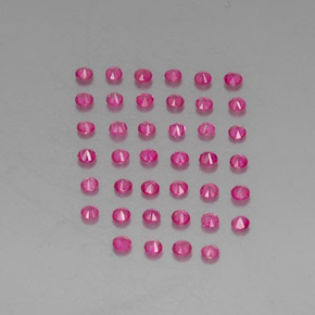 Achetez naturel ct rouge rubis gems, coupe roude, en provenance myanmar (birmanie) chez gemselect. en stock, livraison internationale!