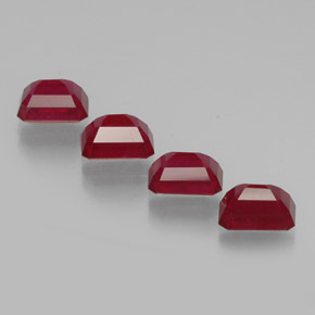 Achetez naturel ct rouge rubis gems, taille émeraude, en provenance madagascar chez gemselect. en stock, livraison internationale!