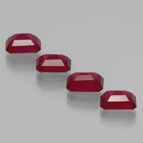 Achetez naturel ct rouge rubis gems, taille émeraude, en provenance madagascar chez gemselect. en stock, livraison internationale!