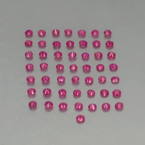 Achetez naturel 1,27ct rouge rubis gems, coupe roude, en provenance myanmar chez gemselect. en stock, livraison internationale!