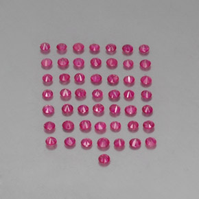 Achetez naturel ct rouge rubis gems, coupe roude, en provenance myanmar (birmanie) chez gemselect. en stock, livraison internationale!