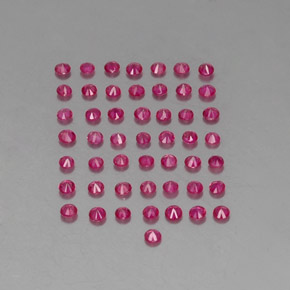 Achetez naturel ct rouge rubis gems, coupe roude, en provenance myanmar (birmanie) chez gemselect. en stock, livraison internationale!