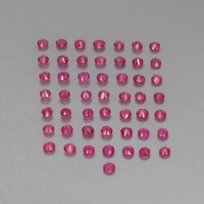 Achetez naturel ct rouge rubis gems, coupe roude, en provenance myanmar chez gemselect. en stock, livraison internationale!