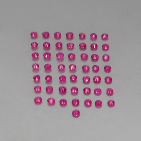Achetez naturel ct rouge rubis gems, coupe roude, en provenance myanmar (birmanie) chez gemselect. en stock, livraison internationale!