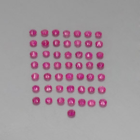 Achetez naturel ct rouge rubis gems, coupe roude, en provenance myanmar (birmanie) chez gemselect. en stock, livraison internationale!