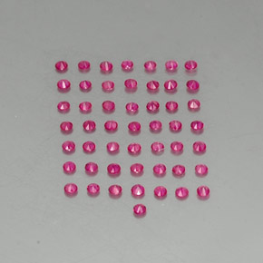 Achetez naturel ct rouge rubis gems, coupe roude, en provenance myanmar chez gemselect. en stock, livraison internationale!